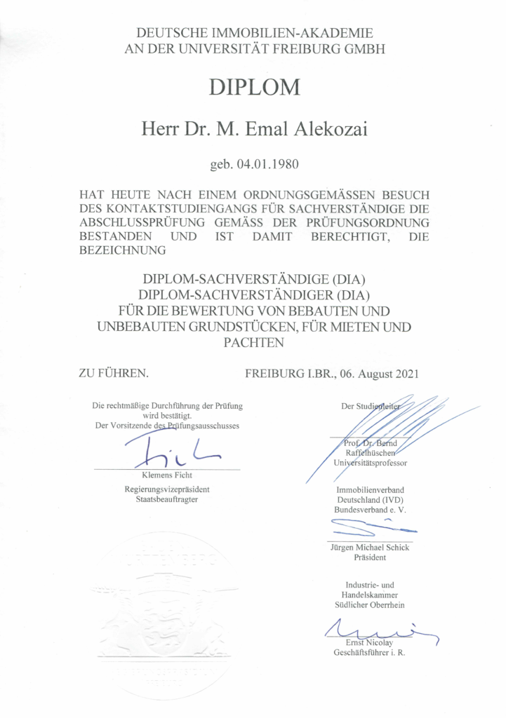 Diplom-Sachverständiger (DIA)